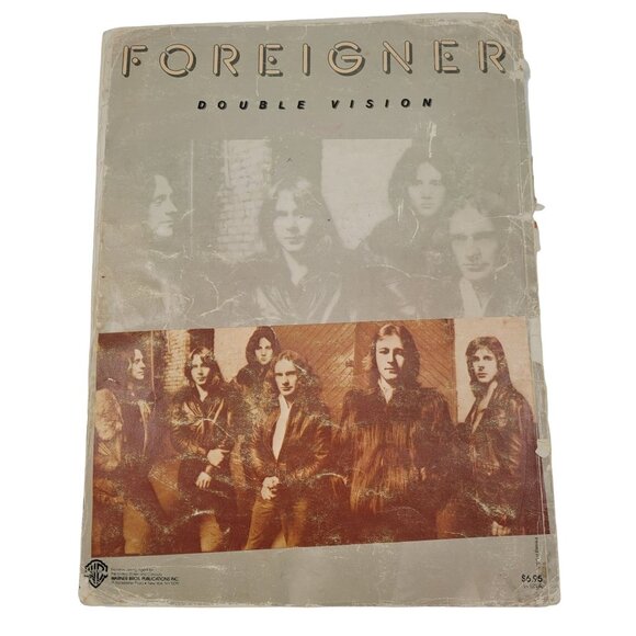 Foreigner Double Vision Sheet Music Book 10 Songs Warner Bros 1978 Vintage - Picture 4 of 12